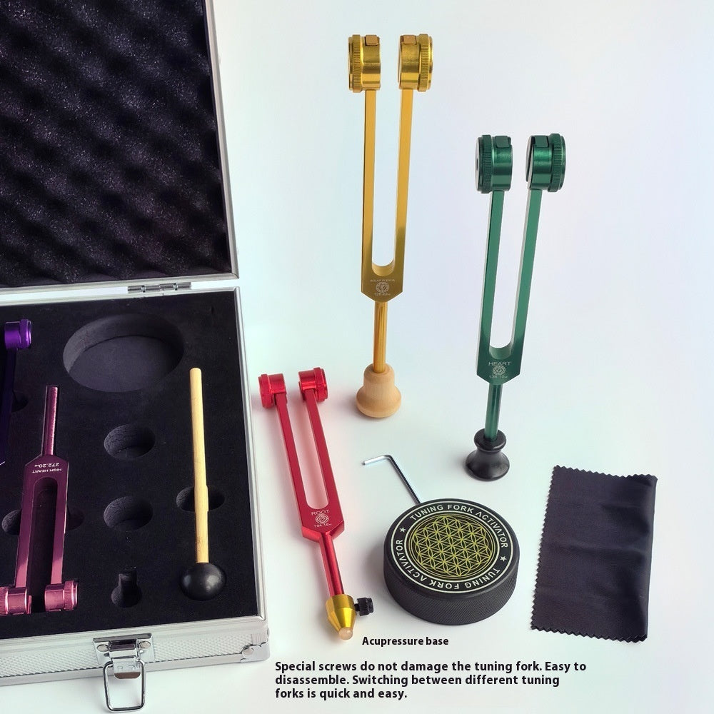 Aluminum Alloy Chakra Tuning Fork Set