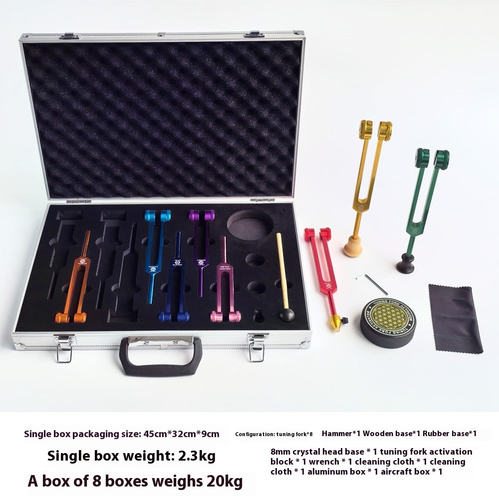 Aluminum Alloy Chakra Tuning Fork Set
